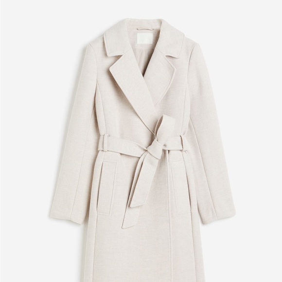 H & M Tie belt coat - Picture 6 of 10